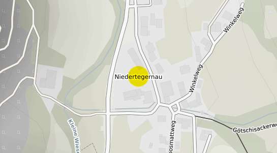 Immobilienpreisekarte Kleines Wiesental Niedertegernau
